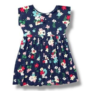 Hanna Andersson | Navy Floral Play Dress (6-7 yrs)